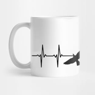 heart beat- birds Mug